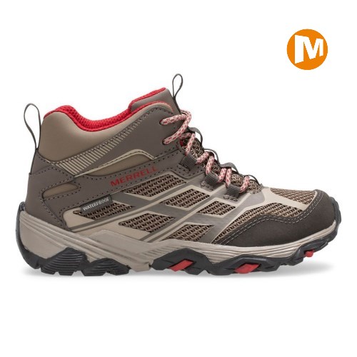 Dětské Tenisky Merrell Moab FST Mid Waterproof Hnědé (CZ. CENBS)